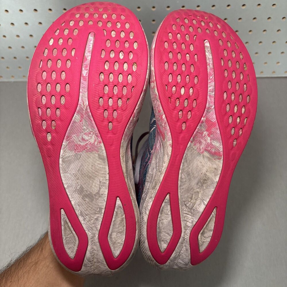 ASICS Gel Noosa Tri 16 Shoes Womens Size 7.5 Blue Pink Sneakers Triathalon - Picture 7 of 14